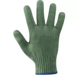 Guanto lana puntinato verdi per uomo e per donna
